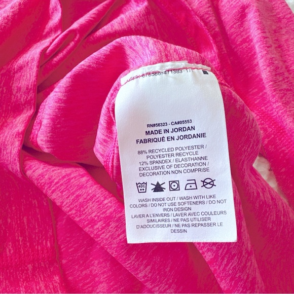 NIKE ELEMENT QUARTER ZIP PULLOVER TOP SHIRT XS BRIGHT PINK RUNNING GOLF WORKOUT - Picture 8 of 8